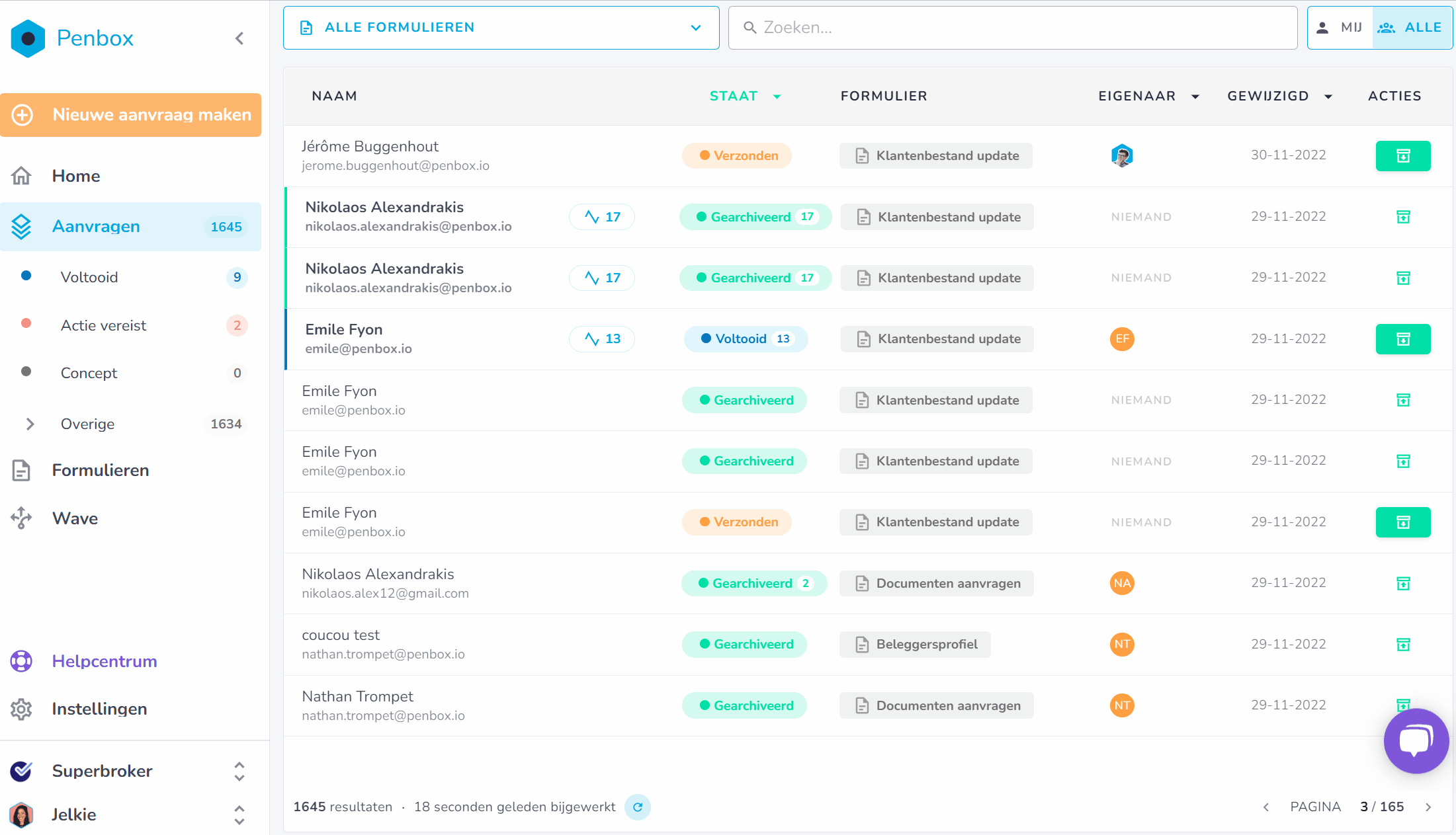 PenApp activities